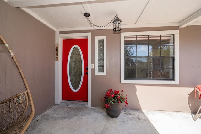 view of entrance to property