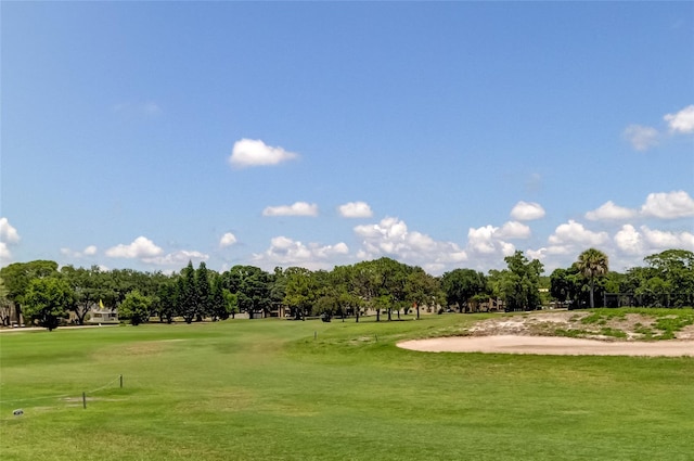 surrounding community featuring a lawn