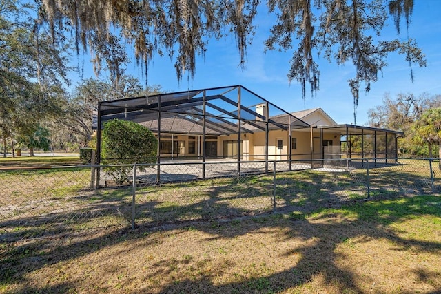 view of horse barn