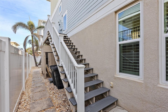 view of staircase