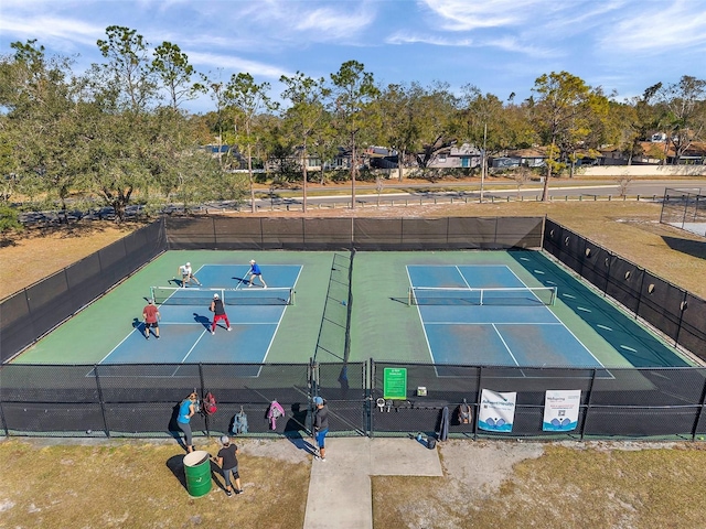 view of sport court