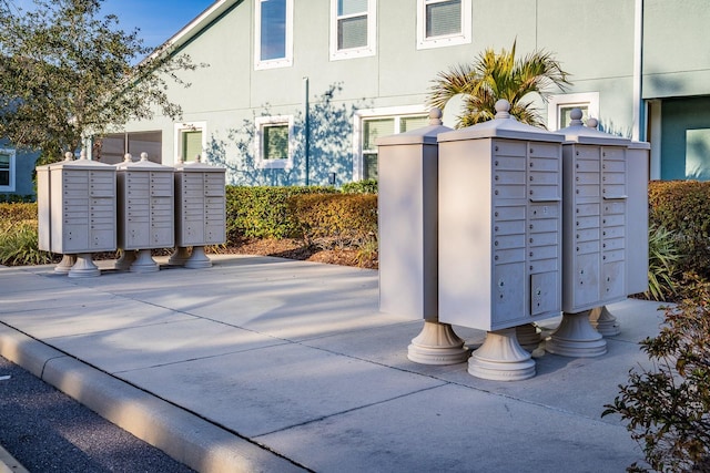 surrounding community featuring a mail area