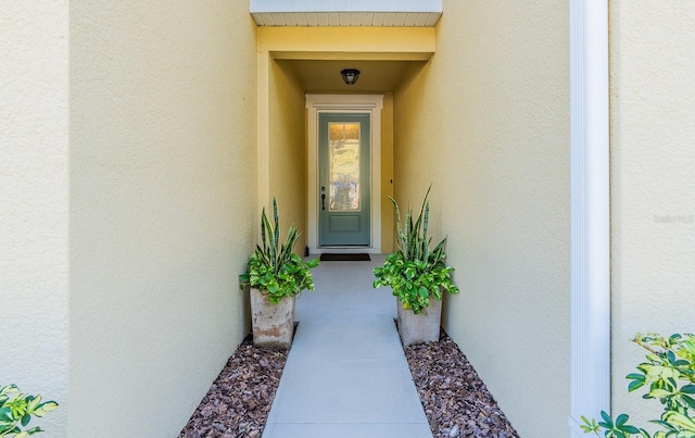 view of entrance to property