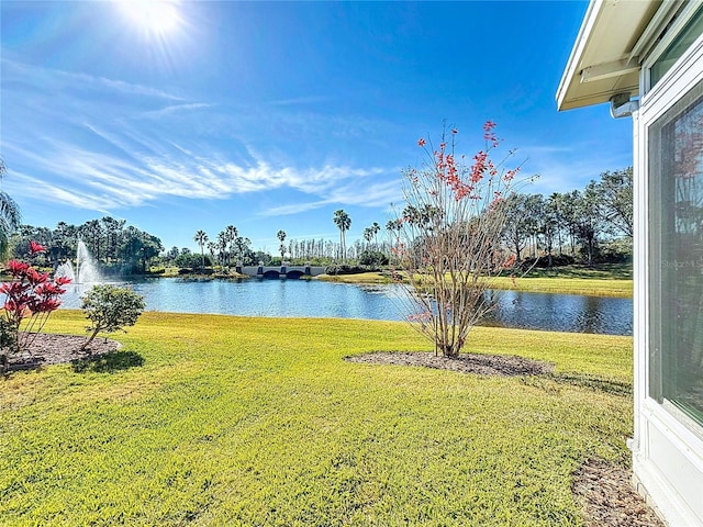 property view of water