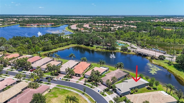 15856 Cobble Mill Dr, Wimauma, FL 33598 - view of property location featuring a large body of water and nearby suburban area