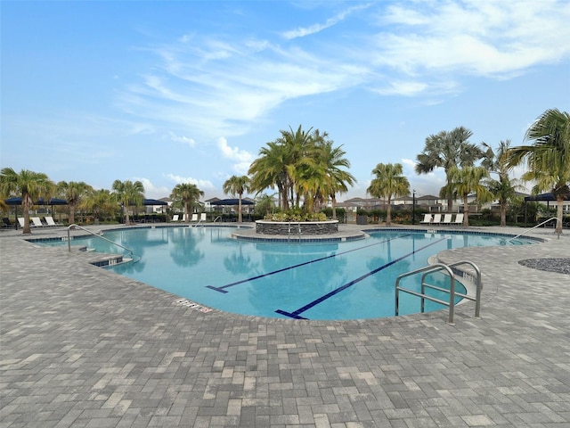 community pool featuring a patio