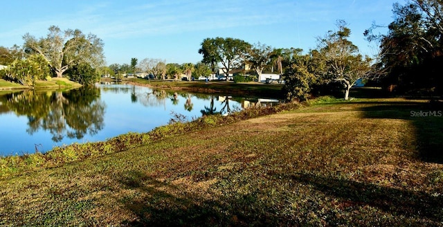 view of water feature