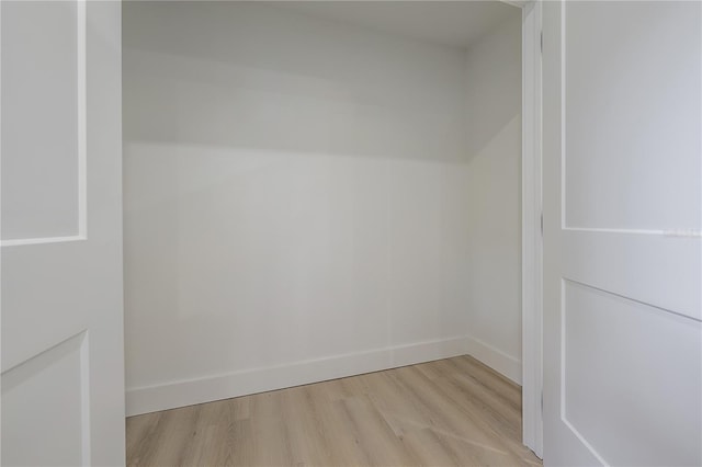 interior space with light wood-type flooring