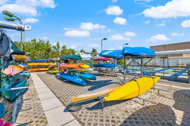 view of jungle gym