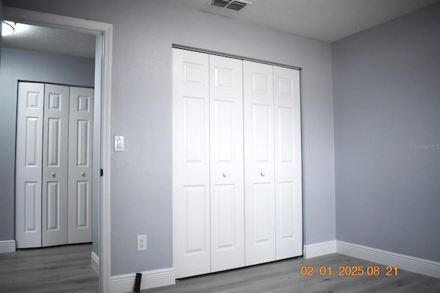 interior space featuring hardwood / wood-style flooring