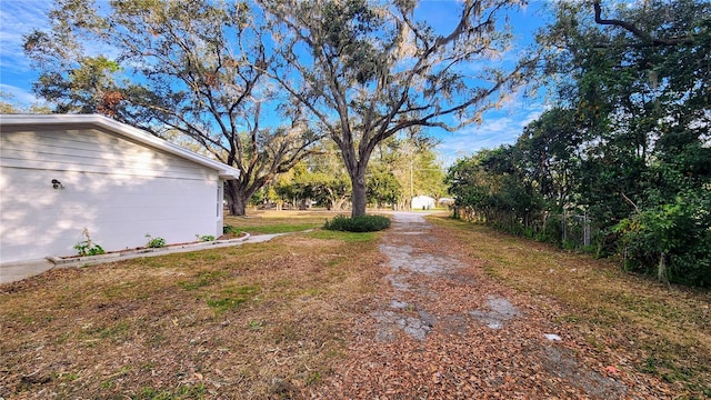 view of yard