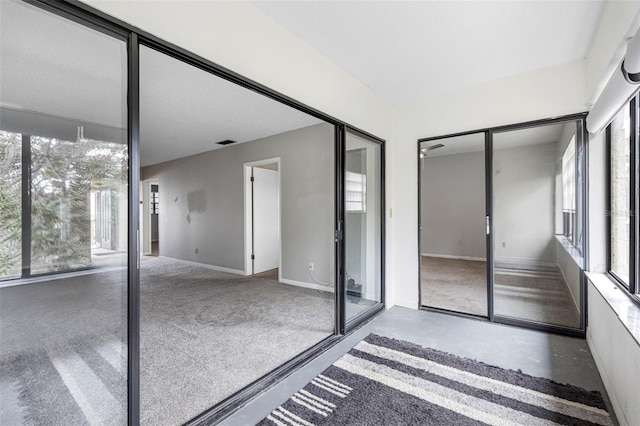 unfurnished sunroom with a healthy amount of sunlight