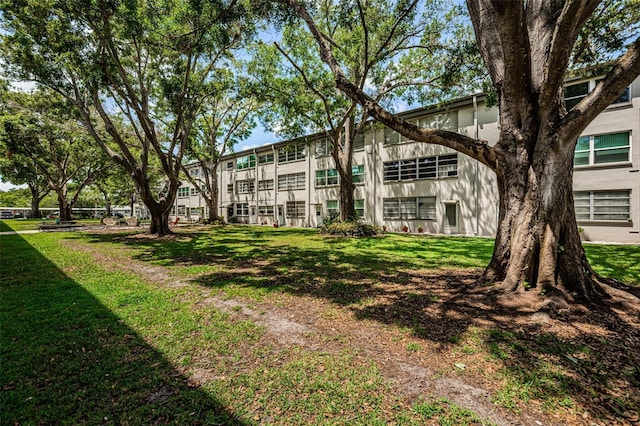 5880 38th Ave N Unit 204, Saint Petersburg, FL 33710 - back of house with a lawn