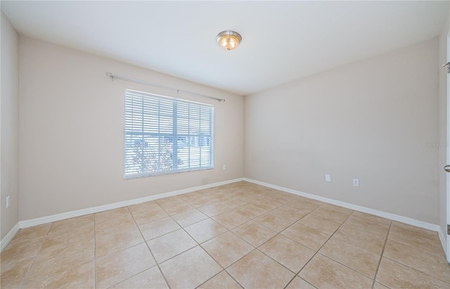 view of tiled empty room