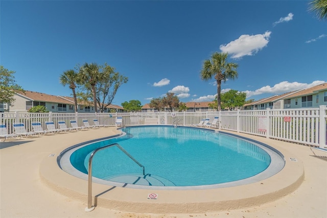 view of pool