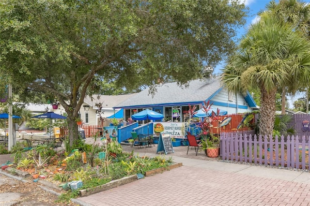 view of community with a playground