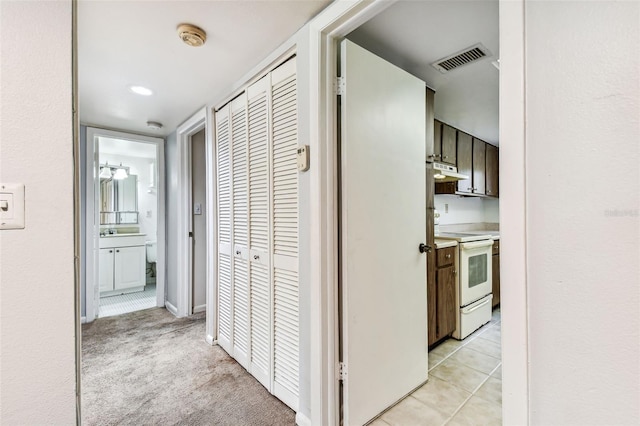 880 S Village Lake Dr N Unit 106, Saint Petersburg, FL 33716 - hall featuring light carpet
