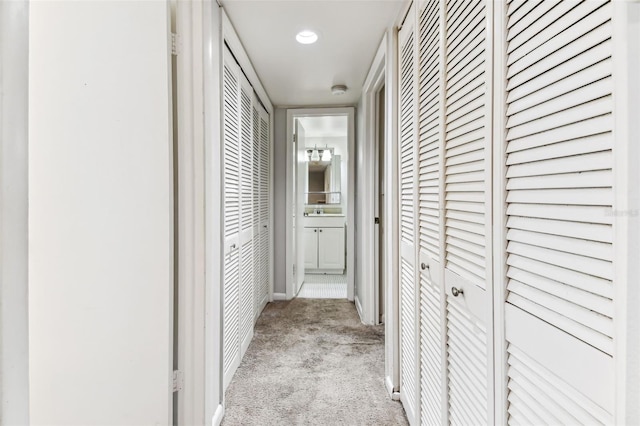 880 S Village Lake Dr N Unit 106, Saint Petersburg, FL 33716 - corridor with light carpet
