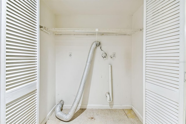 880 S Village Lake Dr N Unit 106, Saint Petersburg, FL 33716 - clothes washing area with hookup for an electric dryer