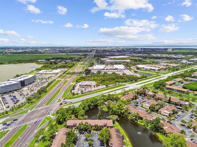 880 S Village Lake Dr N Unit 106, Saint Petersburg, FL 33716 - aerial view featuring a water view