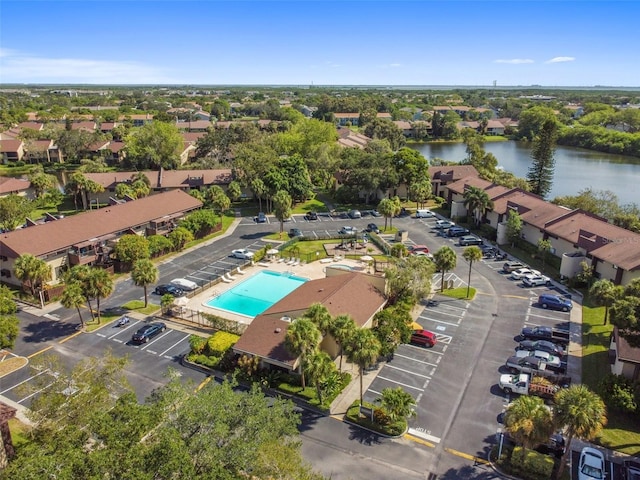 880 S Village Lake Dr N Unit 106, Saint Petersburg, FL 33716 - bird's eye view with a water view