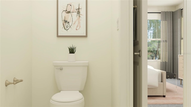 bathroom with toilet