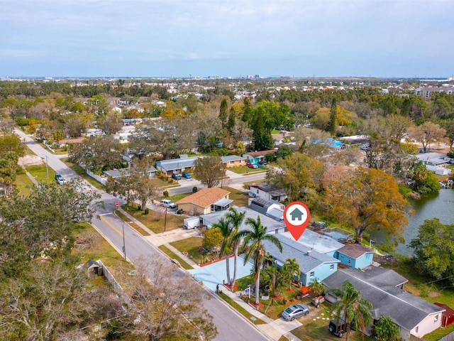 bird's eye view featuring a residential view