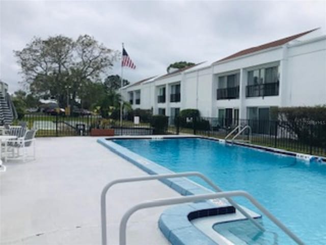 pool with fence