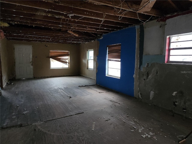 miscellaneous room with a wealth of natural light