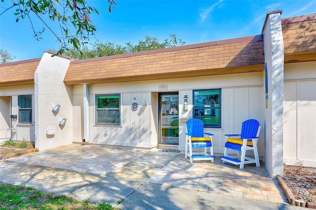 exterior space featuring a patio area