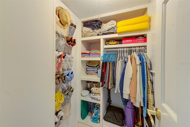 view of closet