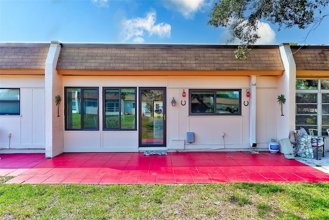 exterior space featuring a patio