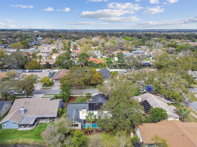 drone / aerial view featuring a residential view