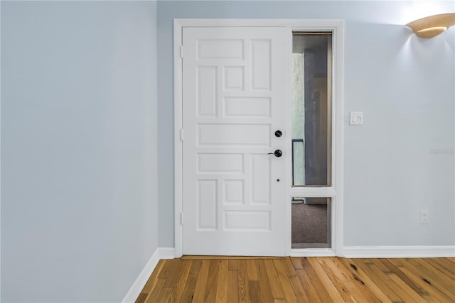 interior space featuring light hardwood / wood-style floors