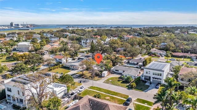 90 Huron Ave, Tampa, FL 33606 - birds eye view of property with a water view