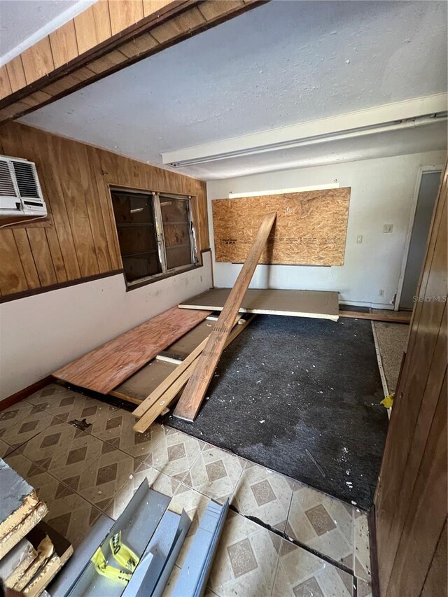 interior space with a wall unit AC