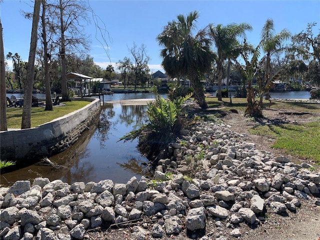 view of water feature