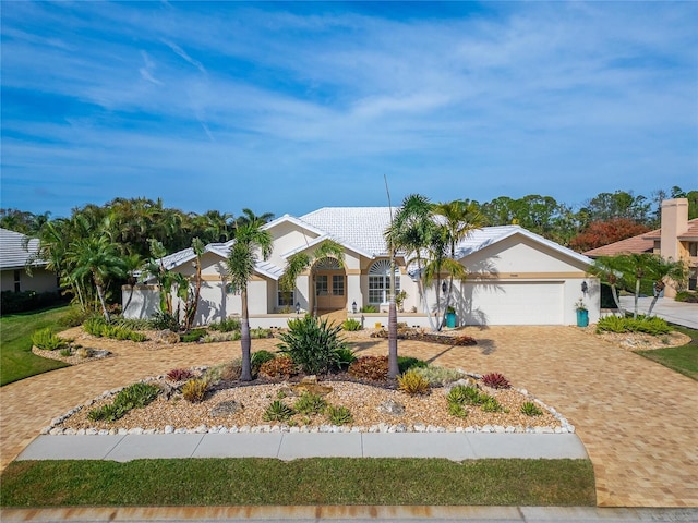 ranch-style house with a garage