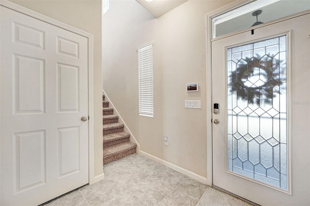 view of entrance foyer