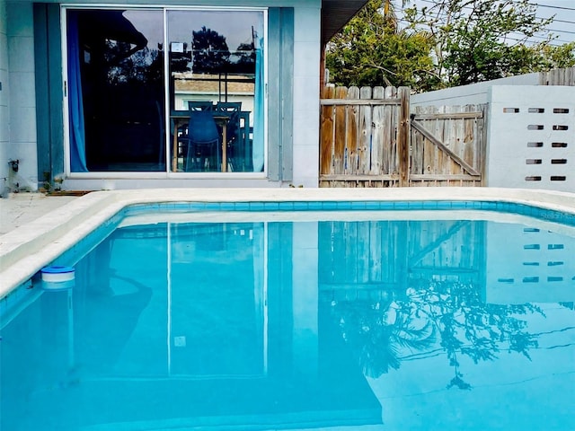 view of pool