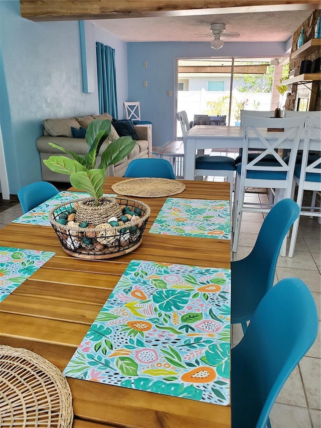 view of dining room