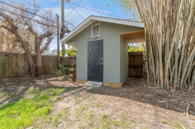 view of outbuilding