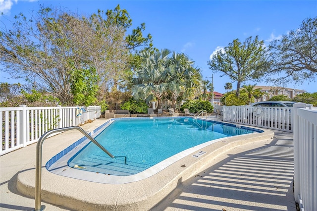 view of pool