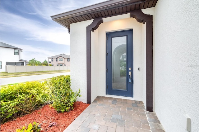 view of entrance to property