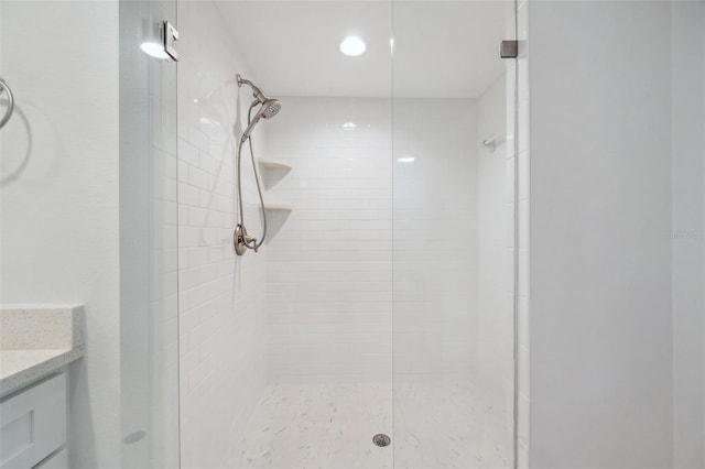 960 Starkey Rd Unit 10301, Largo, FL 33771 - full bathroom featuring vanity and a shower stall