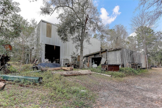 view of side of property