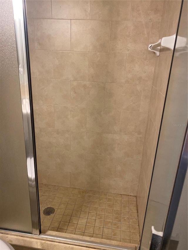 bathroom with walk in shower