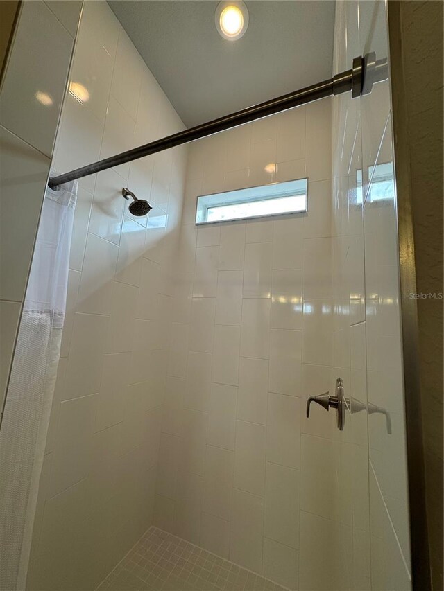 bathroom with walk in shower