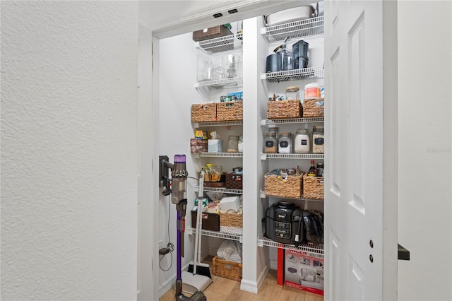 view of pantry