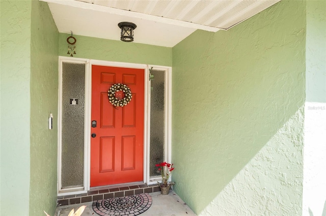 view of entrance to property